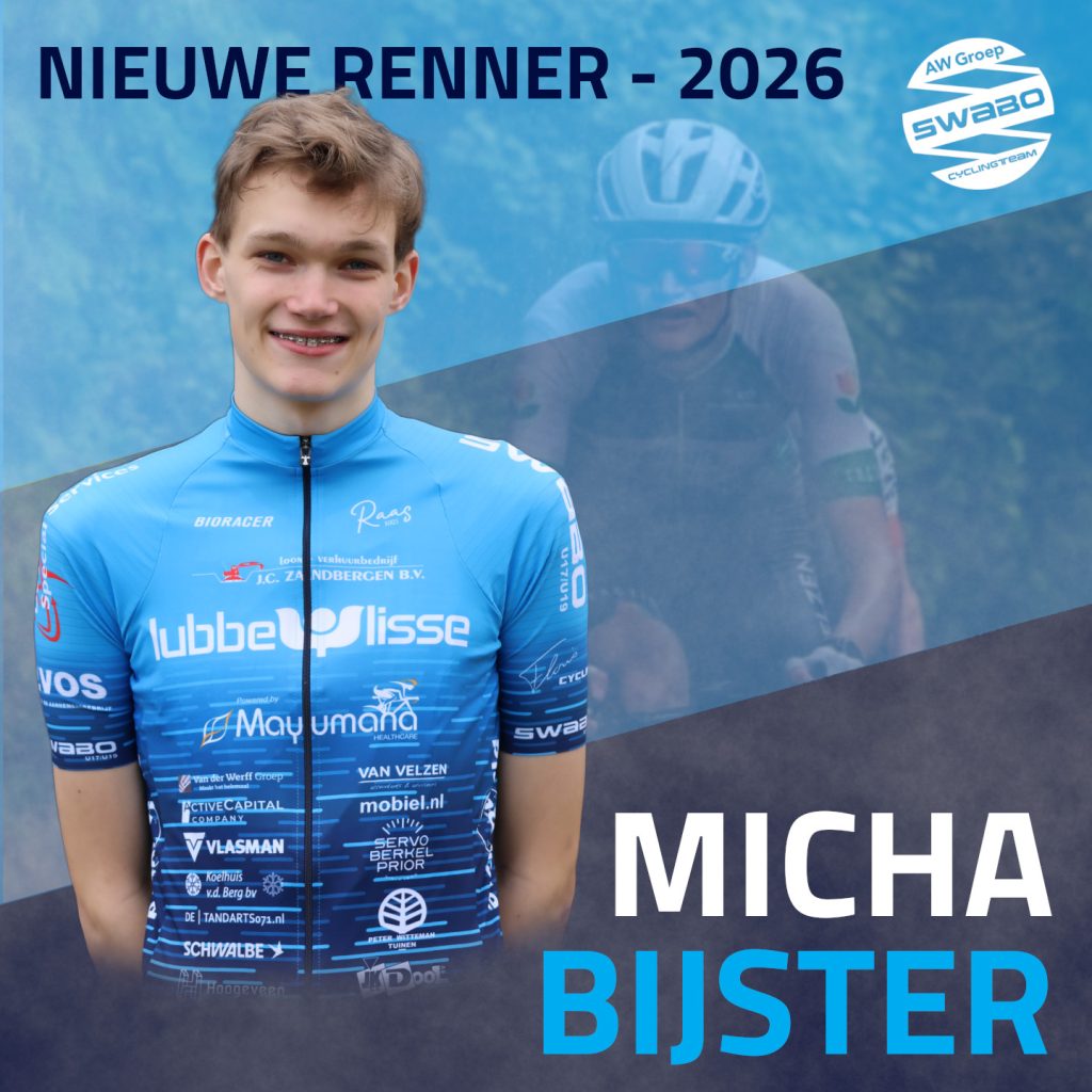 NIEUWE RENNER: MICHA BIJSTER!
