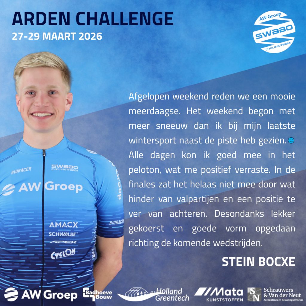 VERSLAG: ARDEN CHALLENGE