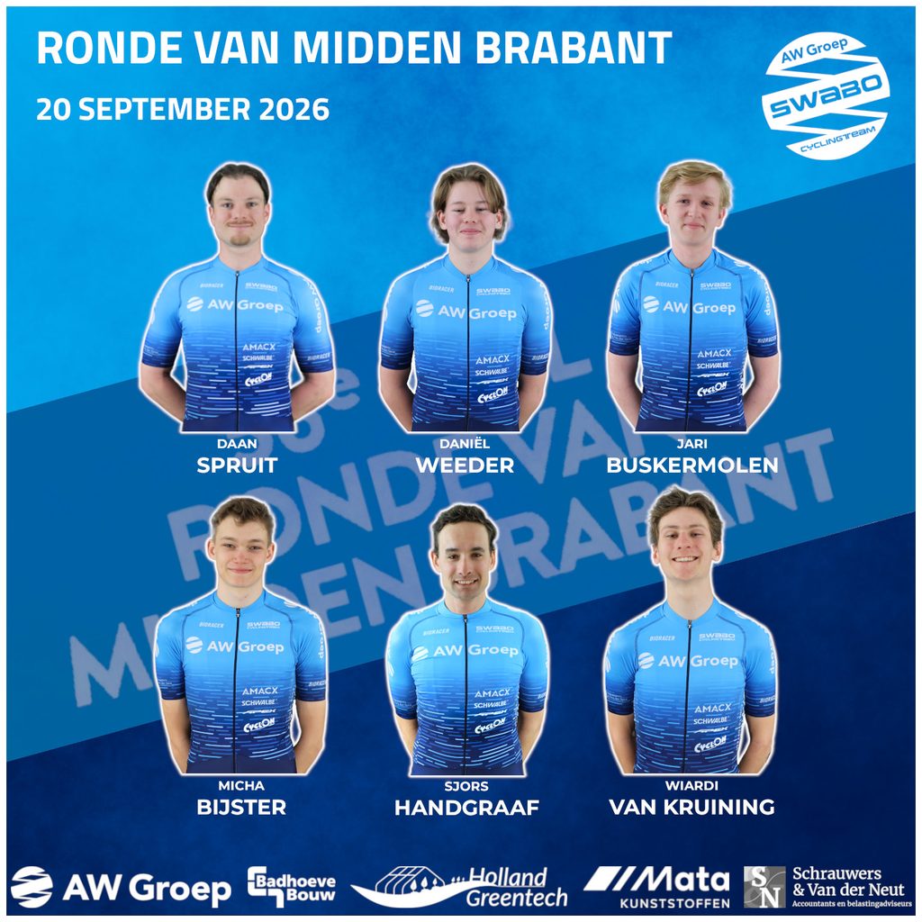 LINE-UP: RONDE VAN MIDDEN BRABANT